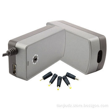 40W Mini Universal Tablet PC/Netbook Charger with 5 Tips